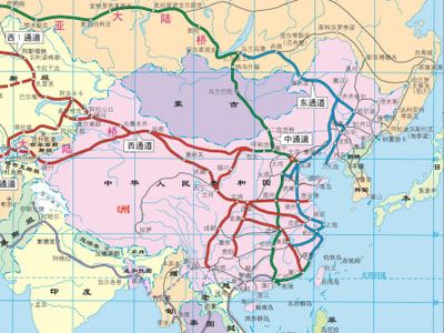 China Europe freight train